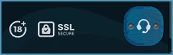 Indications de sécurité Ringospin avec certificat SSL et rappel de la majorité des joueurs